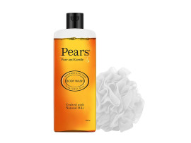 Pears Pure & Gentle Shower Gel, 250 ml with (Free Loofah)